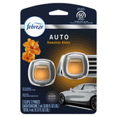Febreze Car Odor-Eliminating Air Freshener, Hawaiian Aloha, 2 Ct