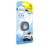 Febreze Car Odor-Fighting Air Freshener Vent Clip, Linen & Sky, 1 count