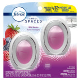Febreze Odor-Eliminating Small Spaces Air Freshener, Wild Berries, 2Count
