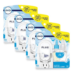 PLUG 6.54 in. x 2.99 in. x 5.98 in. Air Freshener Warmer Start Kit - Clear/White (4/Carton)