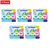 Febreze Plug In Air Freshener Odor-Fighting Scented Oil Refill Base Mix 3 ct - 5 Pack