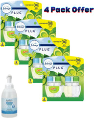 Febreze Plug In Air Freshener, Odor-Fighting Scented Oil Refill, Gain Scent, 2 Refills