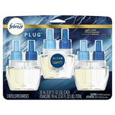 Febreze Plug in Air Fresheners, Ocean, Odor Eliminator for Strong Odors, Scented Oil Refill (3 Count)