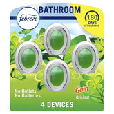 Febreze Small Spaces Air Freshener, Odor-Fighting, Gain Original Scent, 4 Count