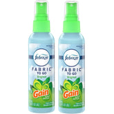 Febreze To Go Fabric Refresher 2.8 Ounce Spray, Gain Original Scent (Pack Of 2)