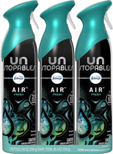Febreze Unstopables Air Freshener Spray, Fresh Scent, Odor Eliminator for Strong Odors, 8.8 Oz (Pack of 3)