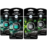 Febreze Unstopables Car Odor-Fighting Car Freshener Vent Clip, Fresh & Paradise Scent, .07 oz. Car Vent Clip, 4 Count