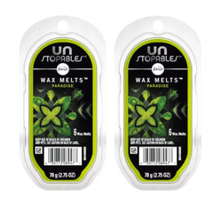 Febreze Unstopables Wax Melts Refills, Paradise Scent, Air Freshener, 2-Pack