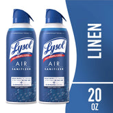 Lysol Air Sanitizer Spray - White Linen Scent, 10 oz (pack of 2)