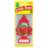 Little Trees Air Freshener Strawberry Fragrance 3-Pack