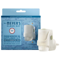 Mrs. Meyer's Lavender Scented Oil Diffuser Starter Kit, Plug-in, 1 Warmer & 0.67 fl oz Refill
