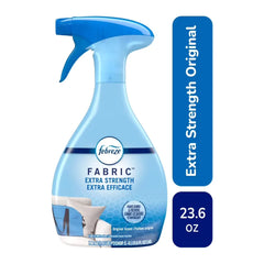 Pack of 4 Febreze Extra Strength Odor Fighting Fabric Refresher Original Scent, 23.6 fl oz (packaging may vary)