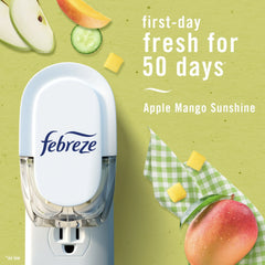 Febreze Air Freshener PLUG Refills, Apple Mango Sunrise, 1.75 fl oz