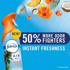Febreze Air Mist Luxe Warm Ocean Breeze Air Freshener Spray, 8.1 oz