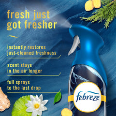 Febreze Air Mist Luxe Air Freshener Spray, Ocean Scent, 8.1oz, 2 Count