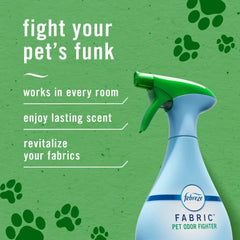 Febreze Fabric Spray Air Freshener Odor-Fighting Fabric Refresher Pet Odor Fighter 23.6 fl oz - 3 count