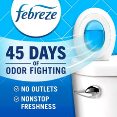 Febreze Kitchen Air Freshener, Odor-Fighting, Plug In Alternative, Air Fresheners for Home and Bathroom and Kitchen, Closet Air Fresheners, Fresh Lemon Scent, 6 Count