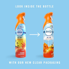 Febreze Air Freshener Spray, Linen & Sky and Hawaiian Aloha, 4 ct