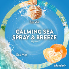 Air Wick Plug-In Scented Oil Air Freshener Warmer Refills, Calming Sea Spray and Breeze, 2 Count