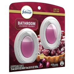 Febreze Bathroom Air Freshener, Odor-Fighting, Cranberry Crumble Scent