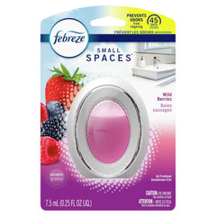 Febreze Small Spaces Air Freshener Wild Berries Odor Eliminator for Strong Odors (Pack of 6)