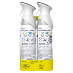 Febreze Air Freshener Spray, Odor-Fighting Room Spray, Heavy Duty Crisp Clean, 8.8oz, 2 Count