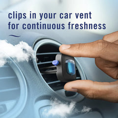 Febreze AUTO Car Air Freshener, Odor-Fighting Car Vent Clip, Cactus Flower, 2 Count