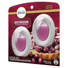 Febreze Bathroom Air Freshener, Odor-Fighting, Cranberry Crumble Scent