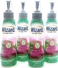 Wizard Room Mist Morning Mist 4x Air Freshener Spray Bottles