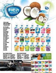 Fresh Way DF03 - Dry So Fresh Car Air Freshener (Lemon) 3 Pack