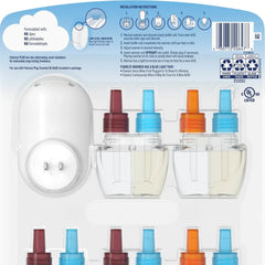 Febreze PLUG Air Freshener, Cranberry & Fall Breeze, 1 Warmer + 5 Refills