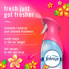 Febreze Air Mist Air Freshener Spray, Gain Island Fresh, 8.1oz, 2 Count