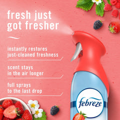 Febreze Air Mist Air Freshener Spray Berry & Bramble Scent, 8.1oz 2ct