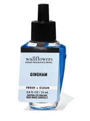 Bath & Body Works Wallflowers Fragrance Warmer Plug-in Refills, Gingham, 0.8 fl oz / 24 ml, 6 Count, 6 Pack