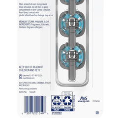 Febreze Car Air Freshener Vent Clips, Midnight Storm and Hawaiian Aloha, 5 ct.