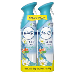 Febreze Air Freshener Spray, Odor-Fighting Room Spray, Gain Honey Berry Hula, 8.8oz, 2 Count