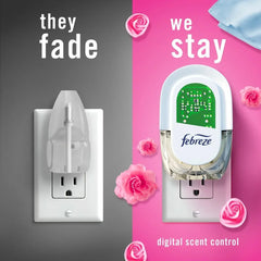 Febreze Odor-Fighting Fade Defy Plug Air Freshener Refill - Downy April Fresh - 0.87 fl oz/3pk