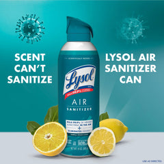 Lysol Air Sanitizer Spray, For Air Sanitization and Odor Elimination, Simple Fresh Scent, 10 Fl. Oz (Pack of 3)