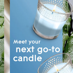 Glade 2in1 Jar Candle 1 ct, Moonlit Walk & Wandering Stream, 3.4 oz. Total, Air Freshener