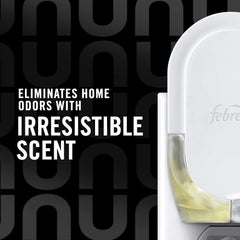 Febreze Plug In Air Fresheners, Unstopables Fresh Scent, Odor Fighter For Strong Odors, 1 Warmer + 2 Oil Refills