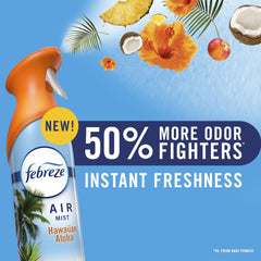 Febreze Air Mist Air Freshener Spray, Tranquil Cyprus Coves, 8.1oz
