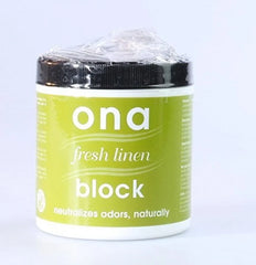 Ona Block Fresh Linen, 6 Ounce