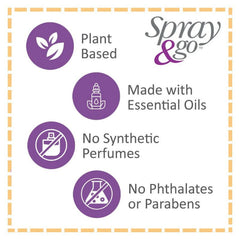 Air Scense Essential Oil Air Freshener, 7 oz + Spray & Go, 2 oz (Lavender Vanilla Bundle)