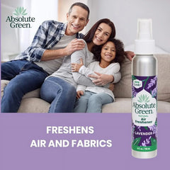 Absolute Green Air Freshener Room Spray, Covers Odors,  Lavender Scent,  (2 Count) 4oz