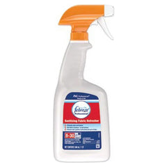 Febreze Professional Sanitizing Fabric Refresher, Light Scent, 32 oz Spray Bottle, 6/Carton