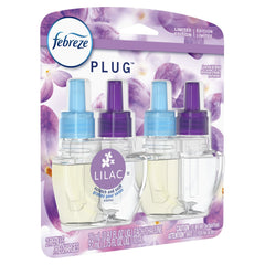 Febreze Odor-Eliminating Fade Defy PLUG Air Freshener Lilac, (2) .87 fl. oz. Oil Refills