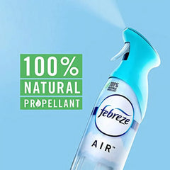 Febreze Air Freshener Spray, Heavy Duty Crisp Clean Scent, Odor Eliminator For Strong Odors, 8.8 Oz (Pack Of 3)