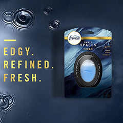 Febreze Small Spaces Air Freshener, Ocean Scent, 0.25 Fl Oz, Pack of 3