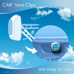 Febreze Car Air Freshener Vent Clip Gain Original Scent, 06 oz. Car Vent Clip, 2 Count, 4 Pack