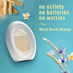 Febreze Bathroom Air Freshener, Small Spaces Odor-Fighting, Warm Ocean Breeze Scent, 1 Count